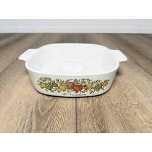 VINTAGE Corning Ware SPICE OF LIFE La Marjolaine Casserole Dish A-2-B